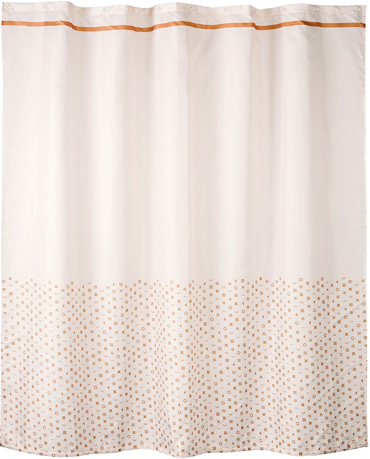 Штора для ванной комнаты Moroshka Royal Ascot 180х180 см бежевый