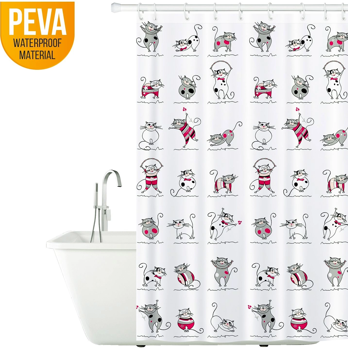 Штора водонепроницаемая Tatkraft 14022 180х180 см