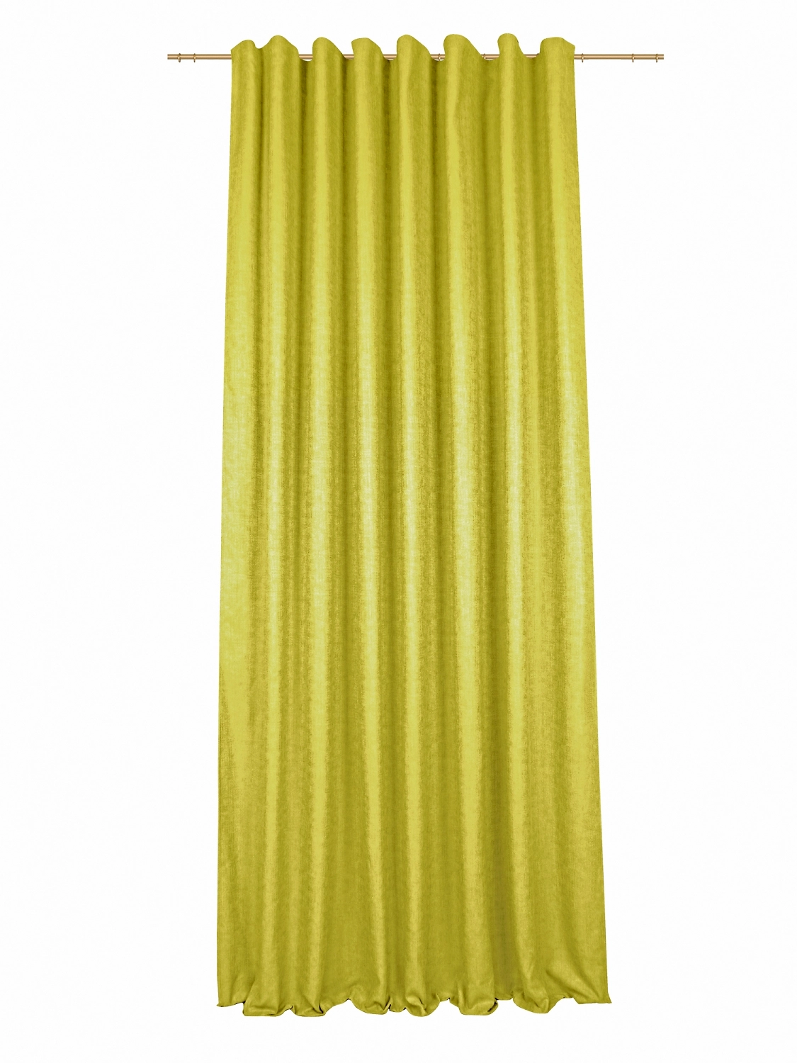 Штора портьерная Шеннилл горчичная 200х280 см