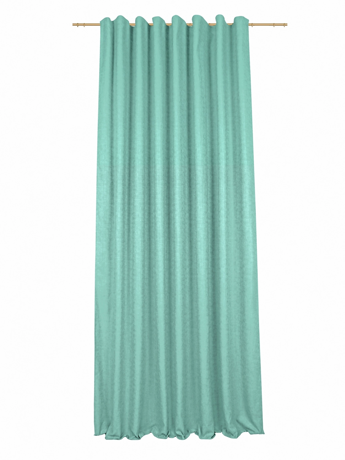 Штора портьерная Шеннилл бирюзовая 200х280 см