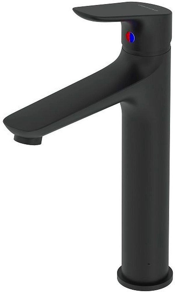 Смеситель для умывальника DAMIXA ORIGIN BIT высокий излив черный