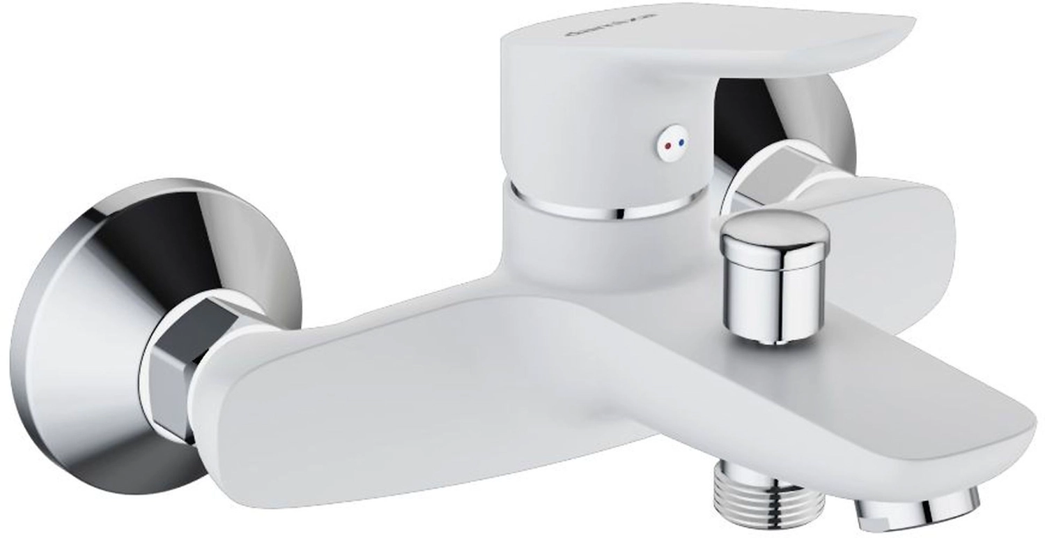 Смеситель для ванны и душа DAMIXA ORIGIN BIT белый