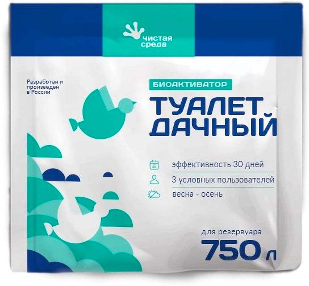 Биопрепарат для выгребных ям Туалет дачный 750 л
