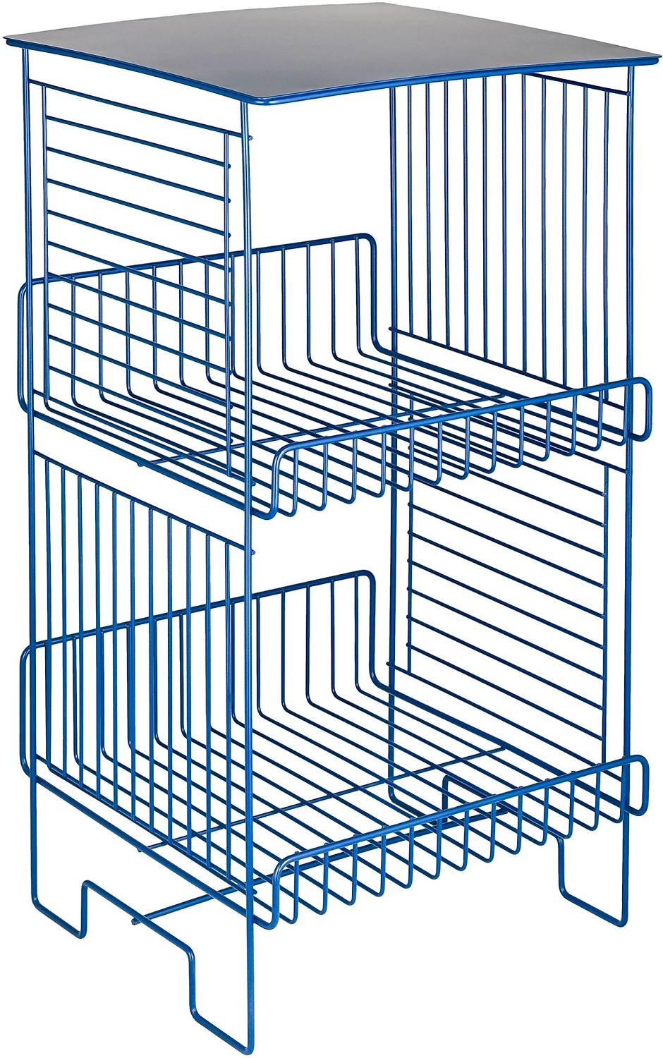 Стеллаж MOROSHKA Infinity сталь 31,3х31,3х62,2 см синий