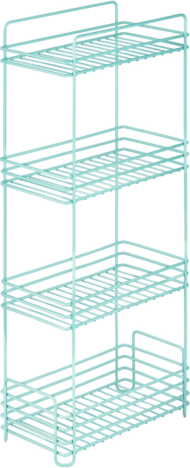 Стеллаж MOROSHKA Biruza сталь 30х16х68 см бирюзовый