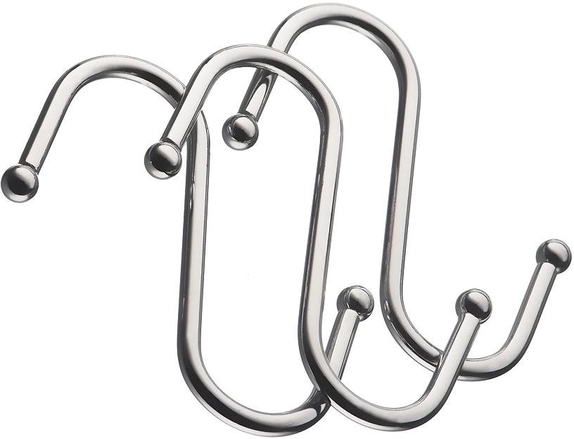 Крючки большие LEMAX хром 12х40х70 мм 3 шт