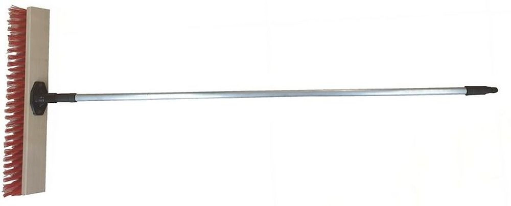 Щетка тротуарная с алюминиевым черенком 280 мм