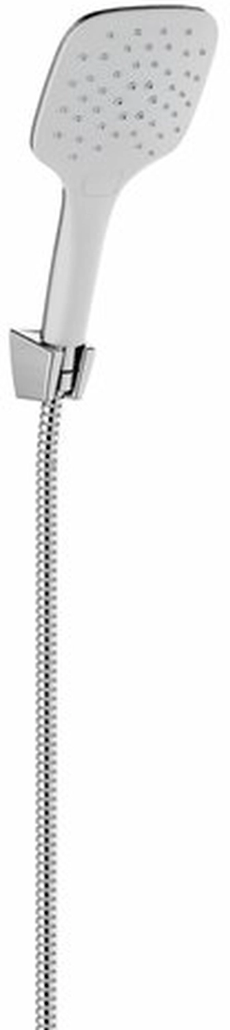 Душевой гарнитур RAVAK 907.00 с лейкой, шлангом и держателем лейки, белый