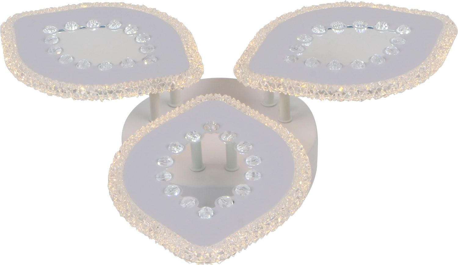 Люстра ESCADA 3хLEDх52 Вт белая 45х45х7,5 см