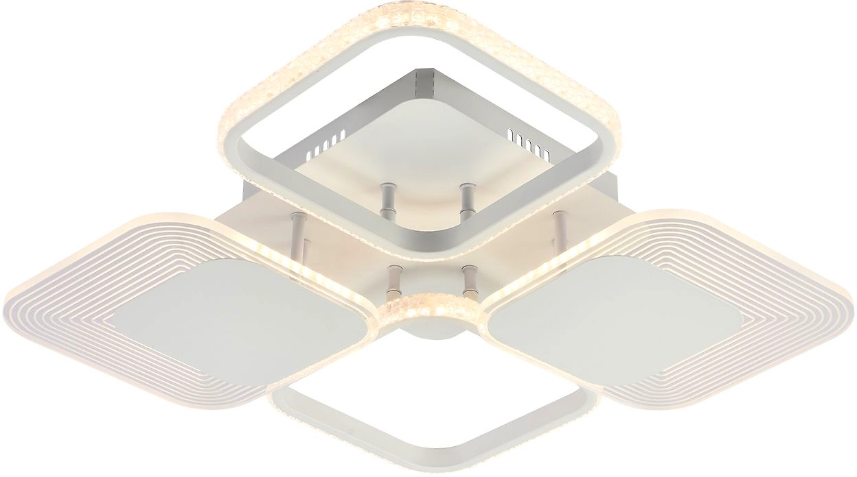 Люстра ESCADA 4хLEDх67 Вт белая 49х49х13 см