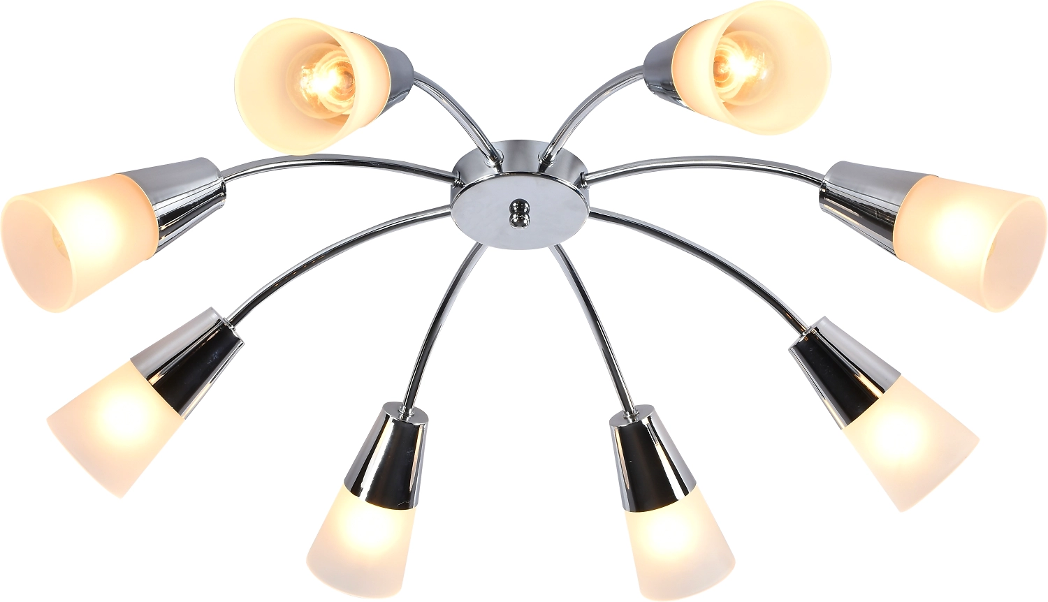 Люстра ESCADA 8хЕ14х40 Вт хром 72х72х18,5 см