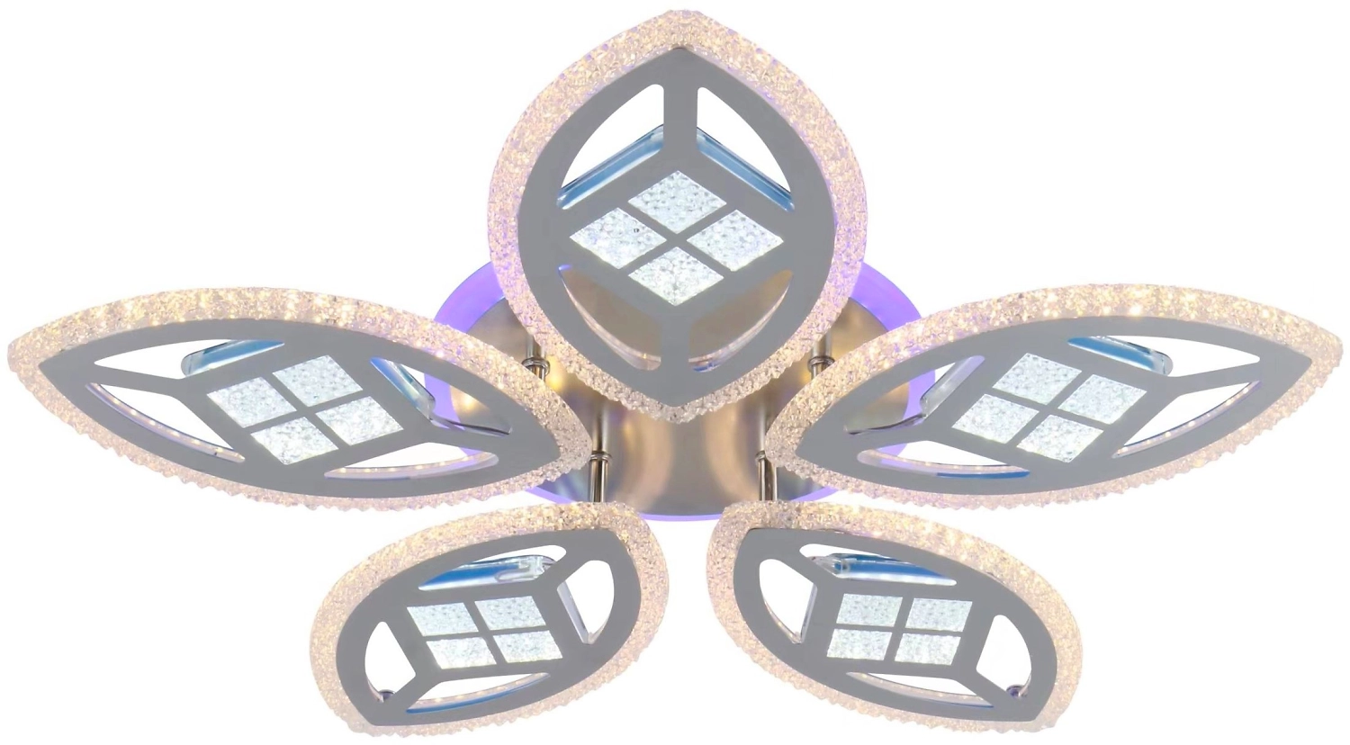 Люстра ESCADA LED 5х135+20 Вт хром 66х66х8 см