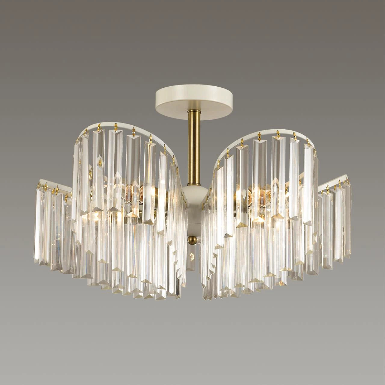 Люстра Lumion Becca 5xE14 40 Вт 50x50x32 см, белый