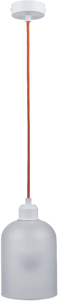 Подвес желтый провод 1хЕ27х75 Вт белый 118x14 см