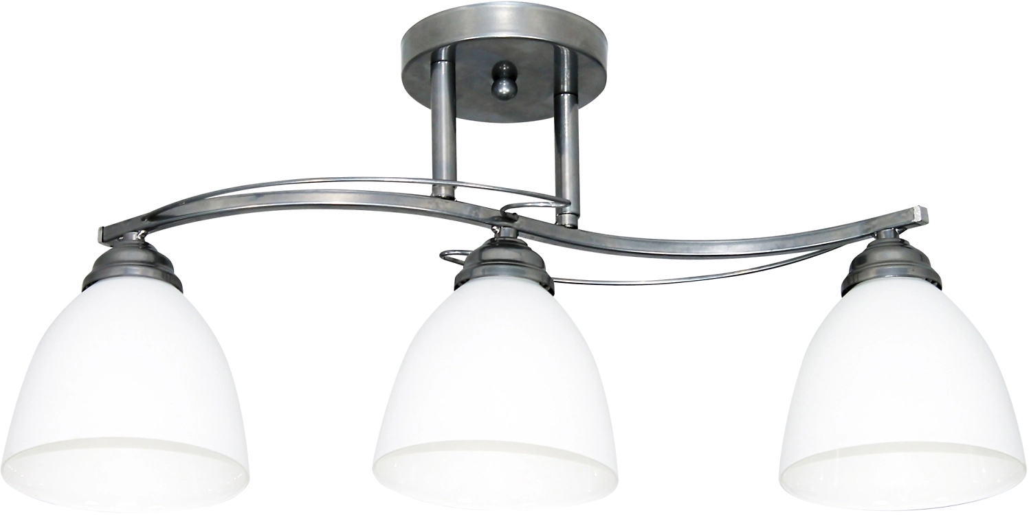 Люстра потолочная 3xE27x60 Вт белая 56x18x25 см