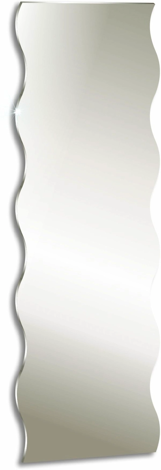Зеркало волна SILVER MIRROR серебро 50х150 см