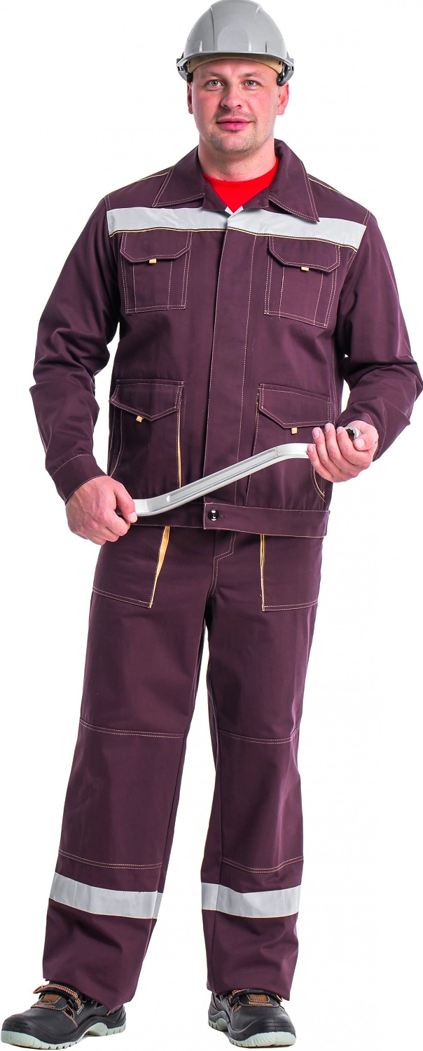 Костюм мужской ТРОЯ коричневый соп 48-50/3-4 размер