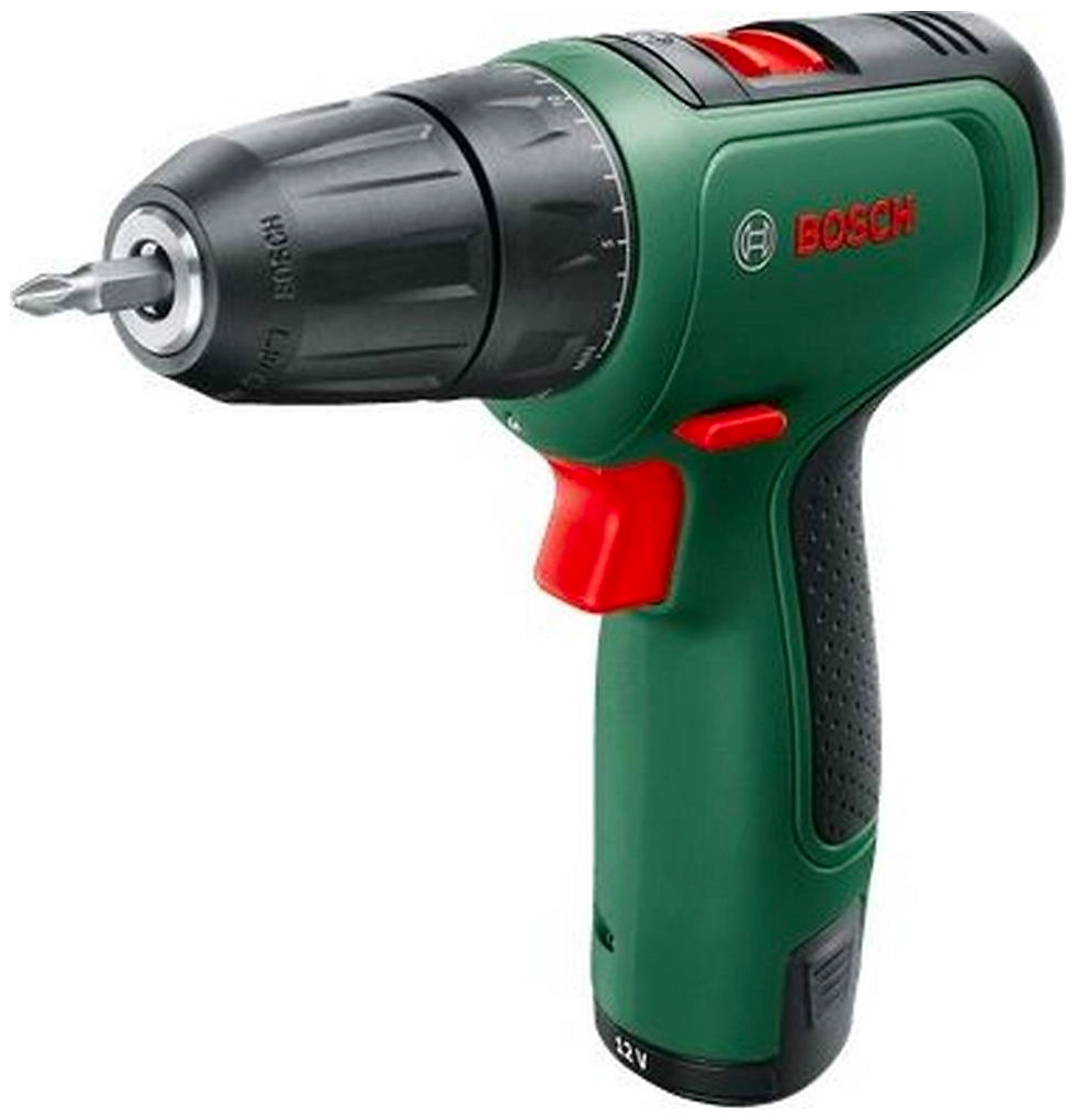 Дрель-шуруповерт BOSCH Easy Drill 1200 + АКБ и ЗУ (06039D3001)