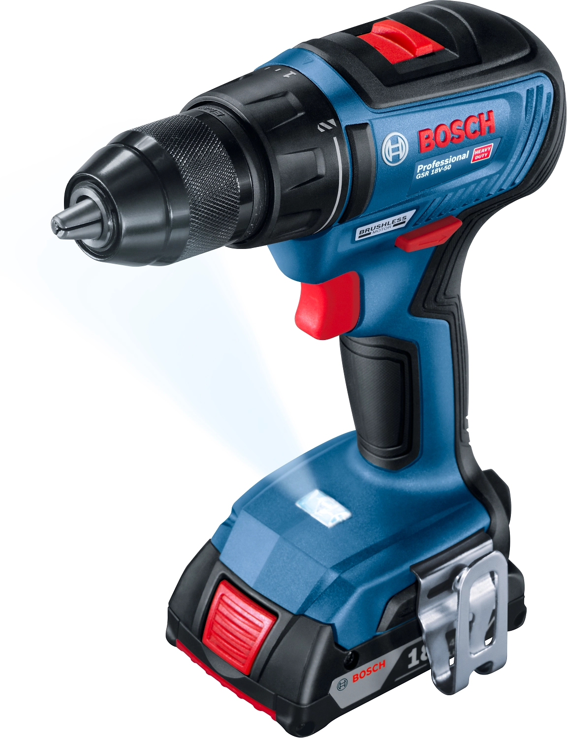 Дрель-шуруповерт аккумуляторная Bosch GSR 18V-50 (06019H5020)