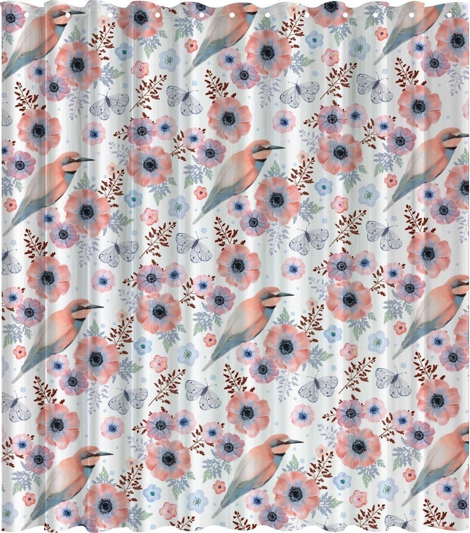 Штора для ванной с принтом Fresh Code Нежность 180x180 см