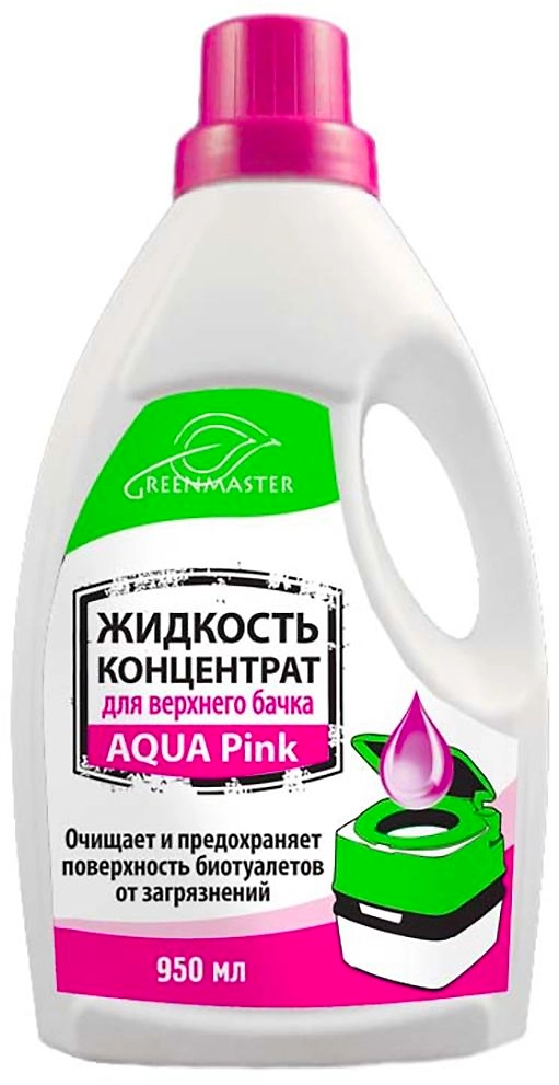 Жидкость-Концентрат для верхнего бачка Pink 0,95 л "Green Master"