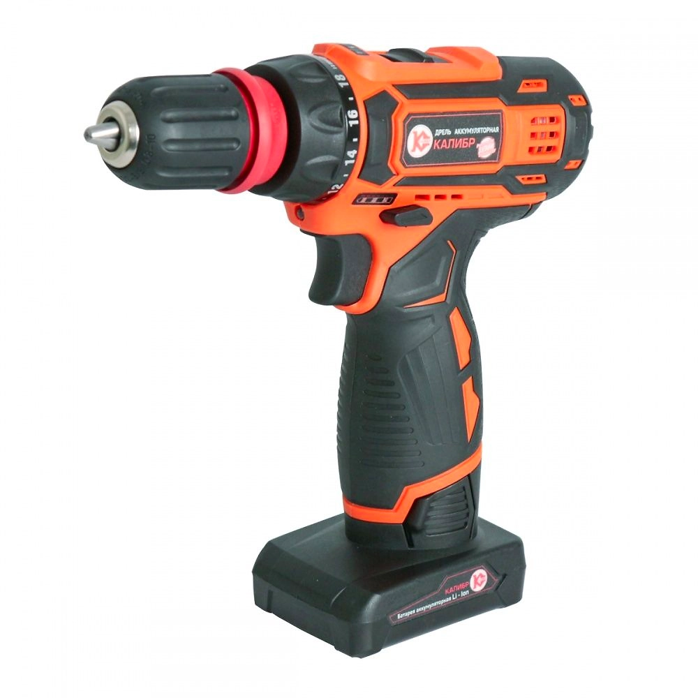 Аккумуляторная дрель-шуруповерт КАЛИБР ДА-18-2
