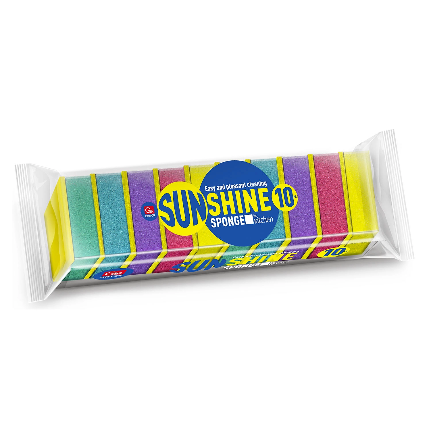 Губки для посуды Grifon поролоновые Стандарт, 10 шт