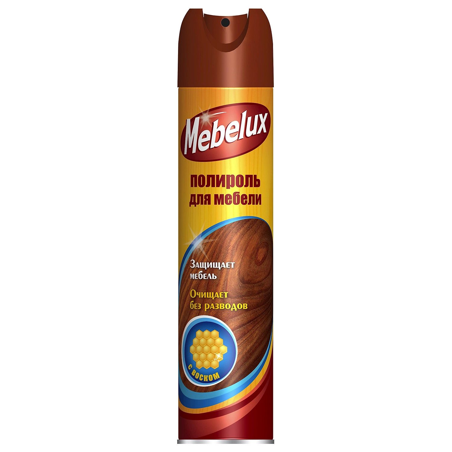 Полироль для мебели Mebelux с воском 300 мл