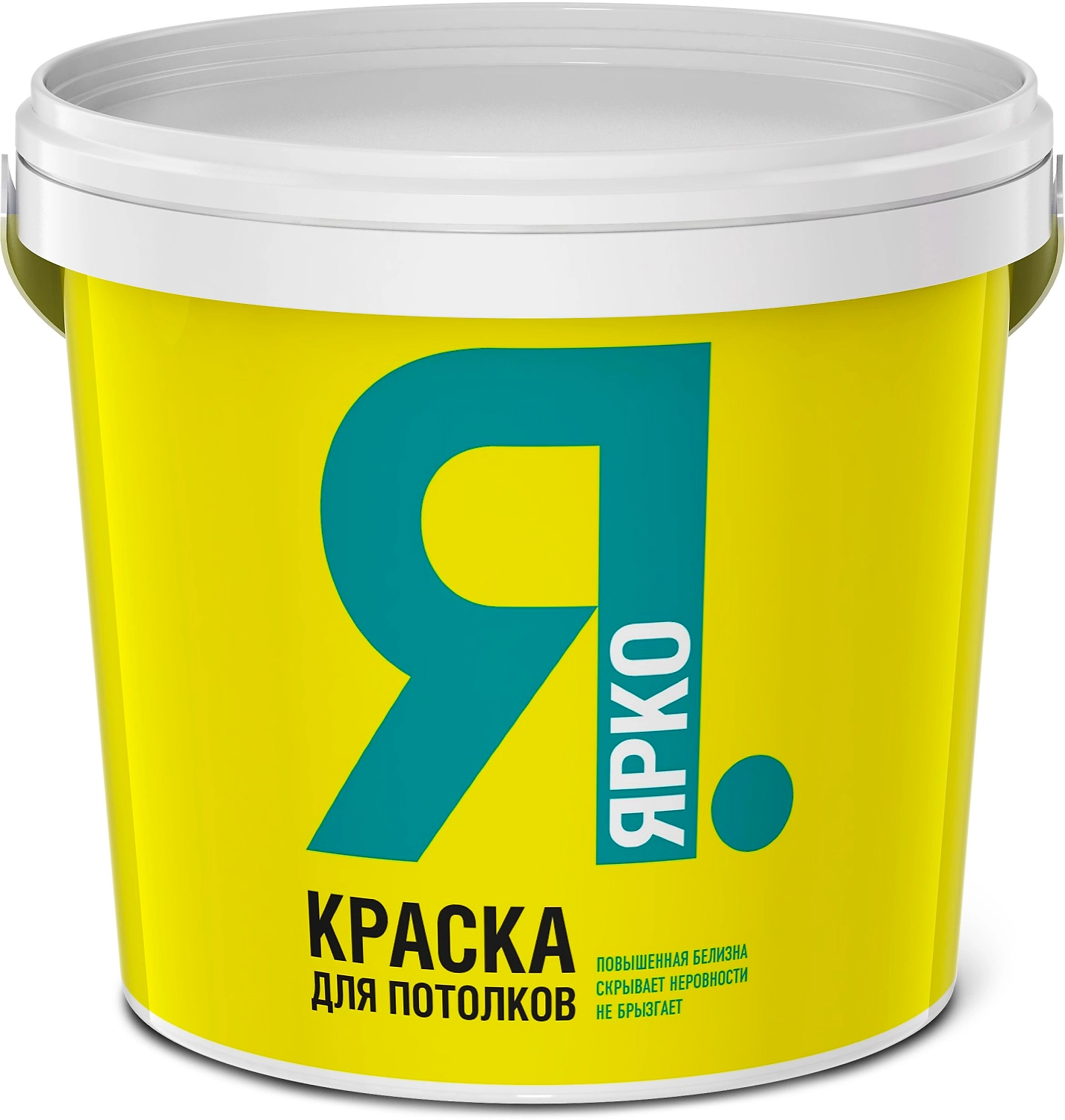 Краска для потолков ЯРКО белая ведро 1,3 кг