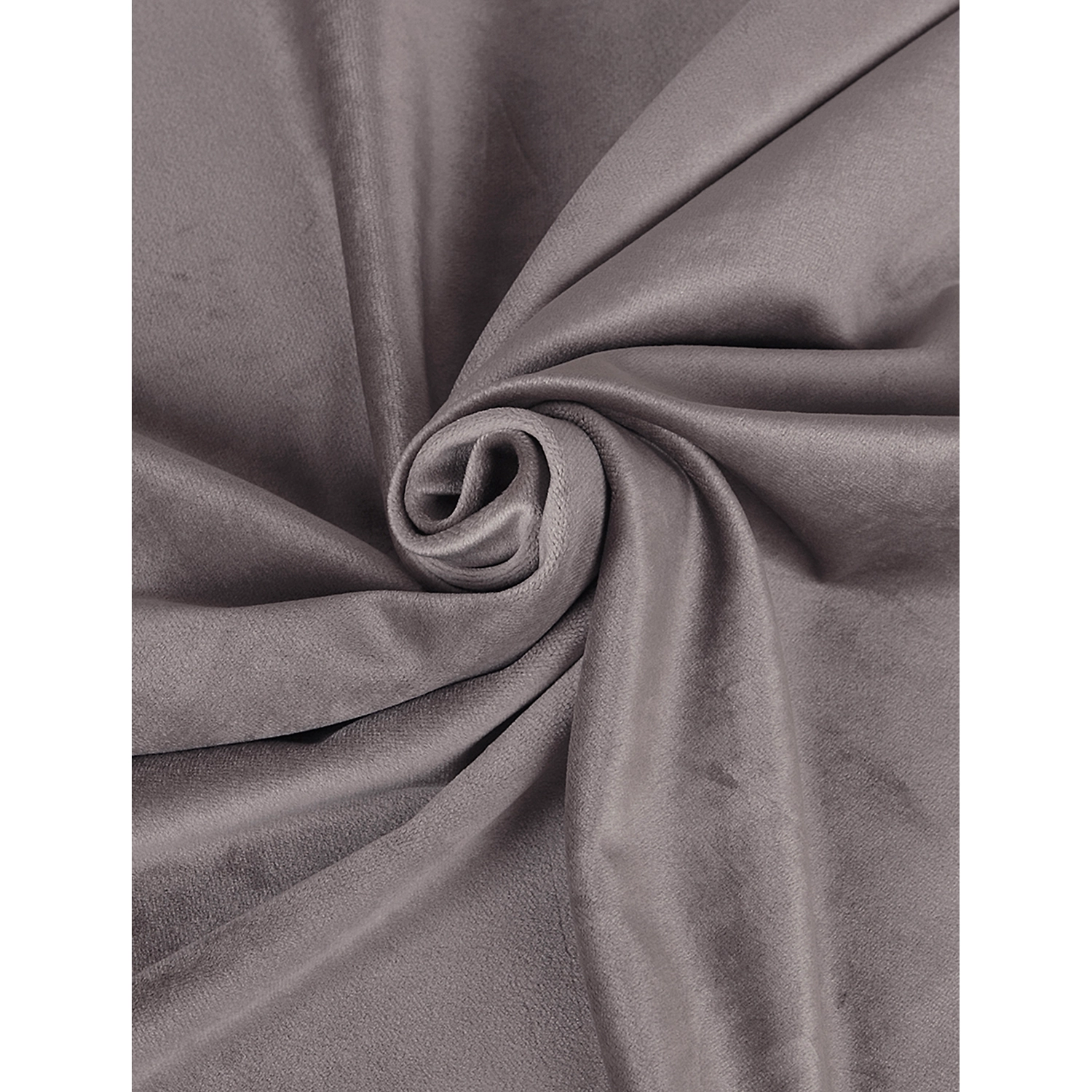 Штора готовая бархатная ТД Текстиль 802-68 200х280 см серый кварц