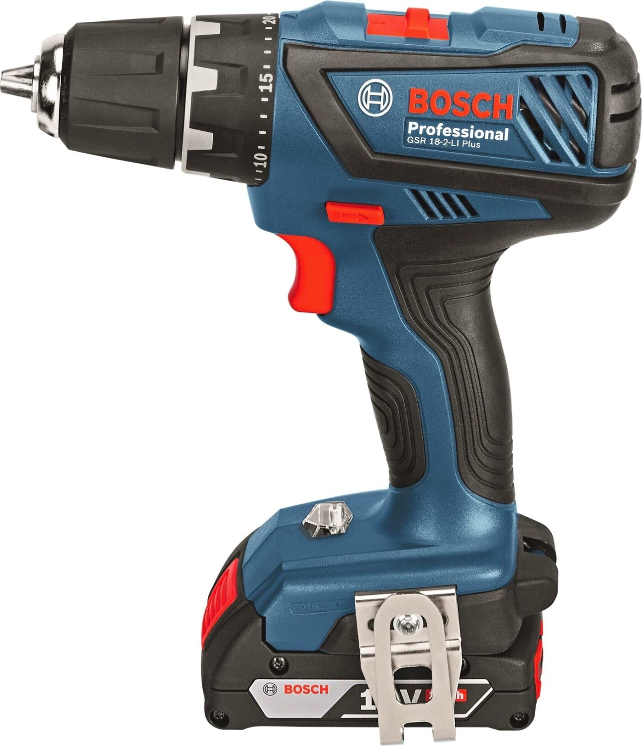 Дрель-шуруповерт BOSCH Professional +2 АКБ без ЗУ (0.601.9E6.104)