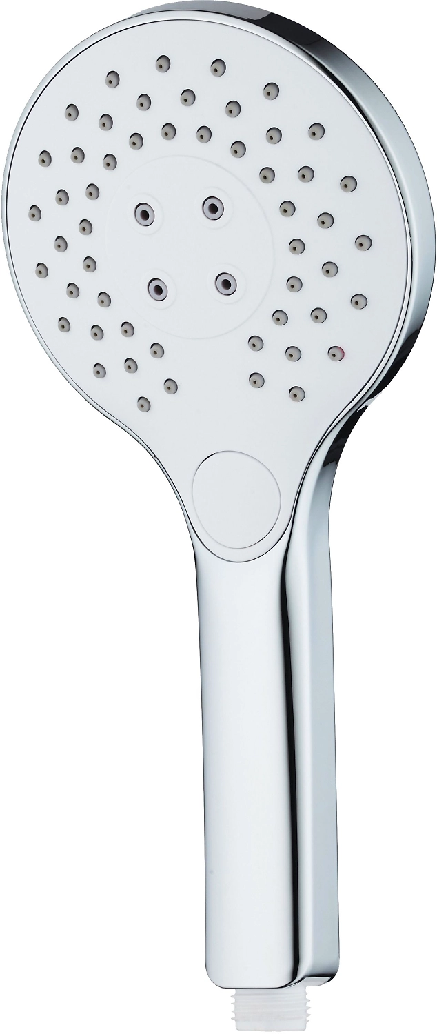 Лейка для душа массажная ARGO DEMI, 3-х функциональная, d 115 мм, хром/белый
