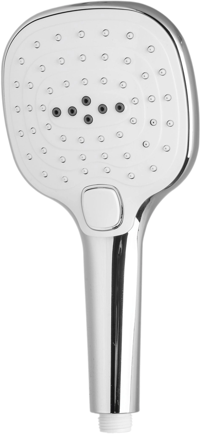 Лейка для душа массажная ARGO ERIS, 3-х функциональная, d 120 мм, хром/белый
