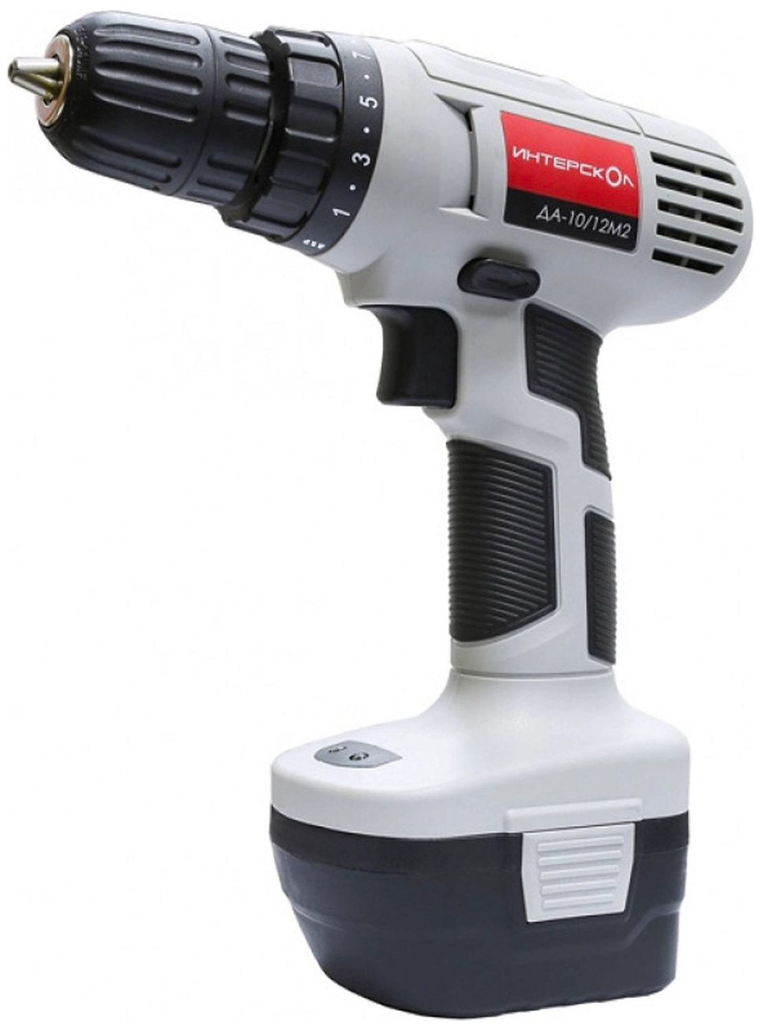 Дрель-шуруповерт ИНТЕРСКОЛ ДА-10/12М2 +2 АКБ и ЗУ (216.1.2.00)