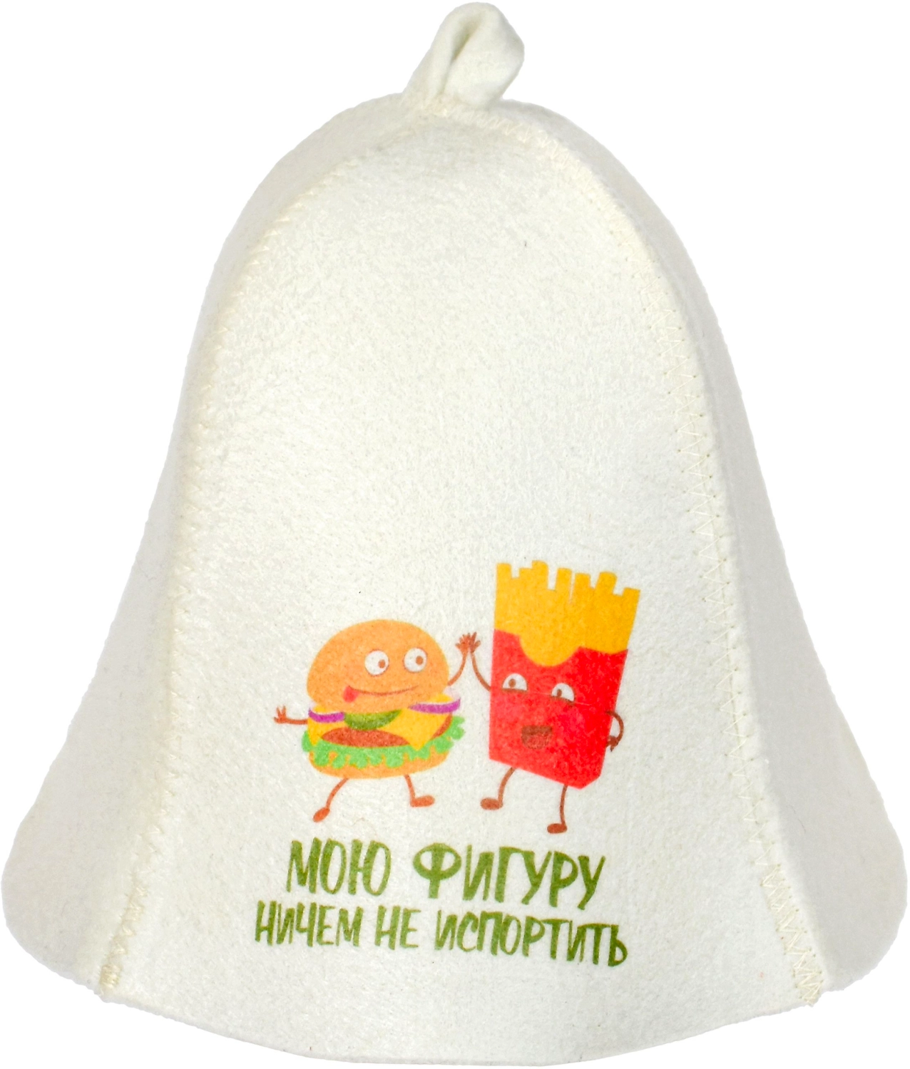 Шапка для бани и сауны «Мою фигуру ничем не испортить» "Hot Pot", войлок