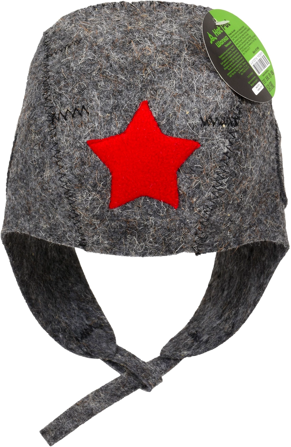 Шапка для бани и сауны "Танкист" "Hot Pot", войлок