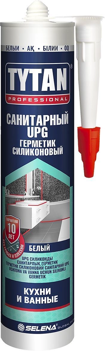 TYTAN Professional Герметик Силиконовый Санитарный UPG белый 280 мл