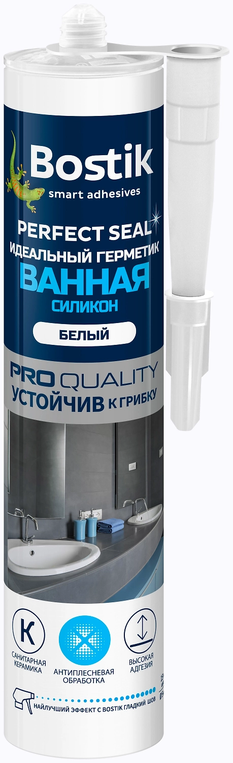 Bostik Perfect Seal Идеальный герметик Ванная Силикон белый 280 мл