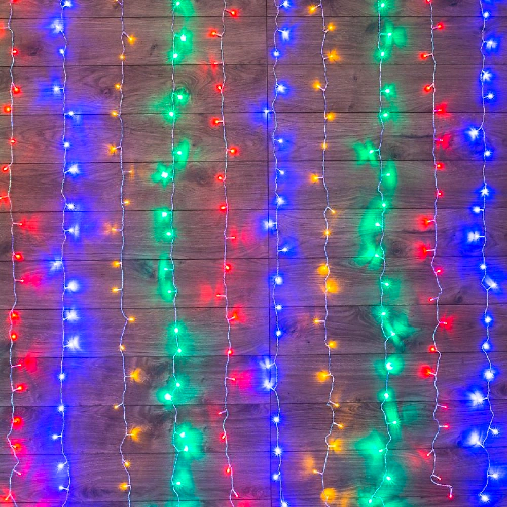 Гирлянда Neon-Night Светодиодный Дождь 1,5х1 м  диоды мультиколор