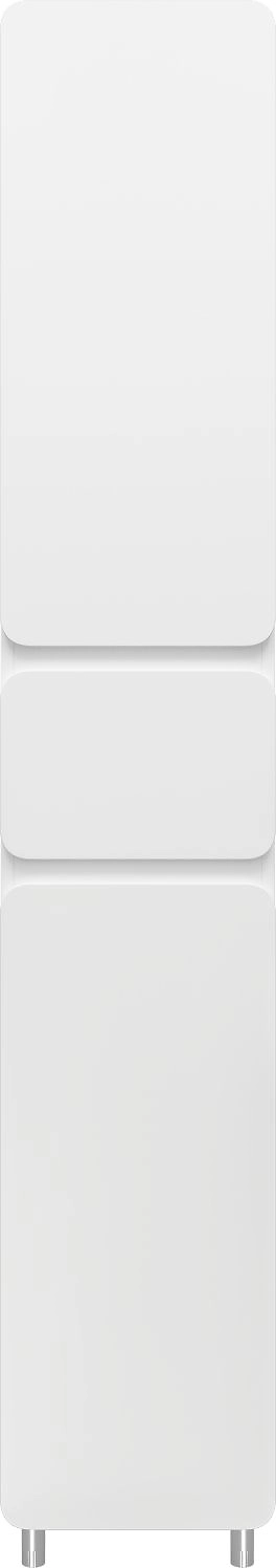 Пенал напольный  MISTY Чегет 35х195 см МДФ белая левый