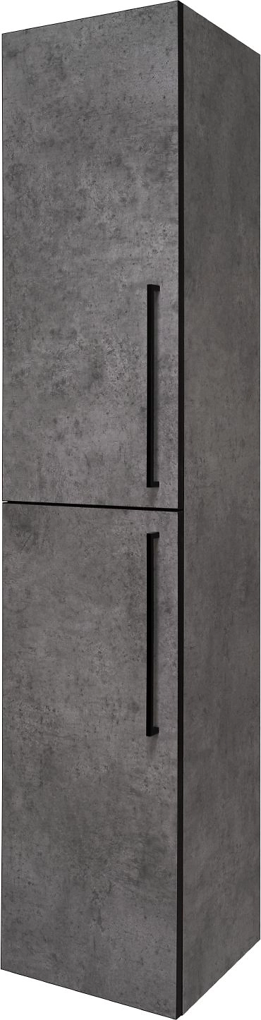 Пенал навесной  MISTY ROCK 35х33.7 см МДФ темно-серый левый