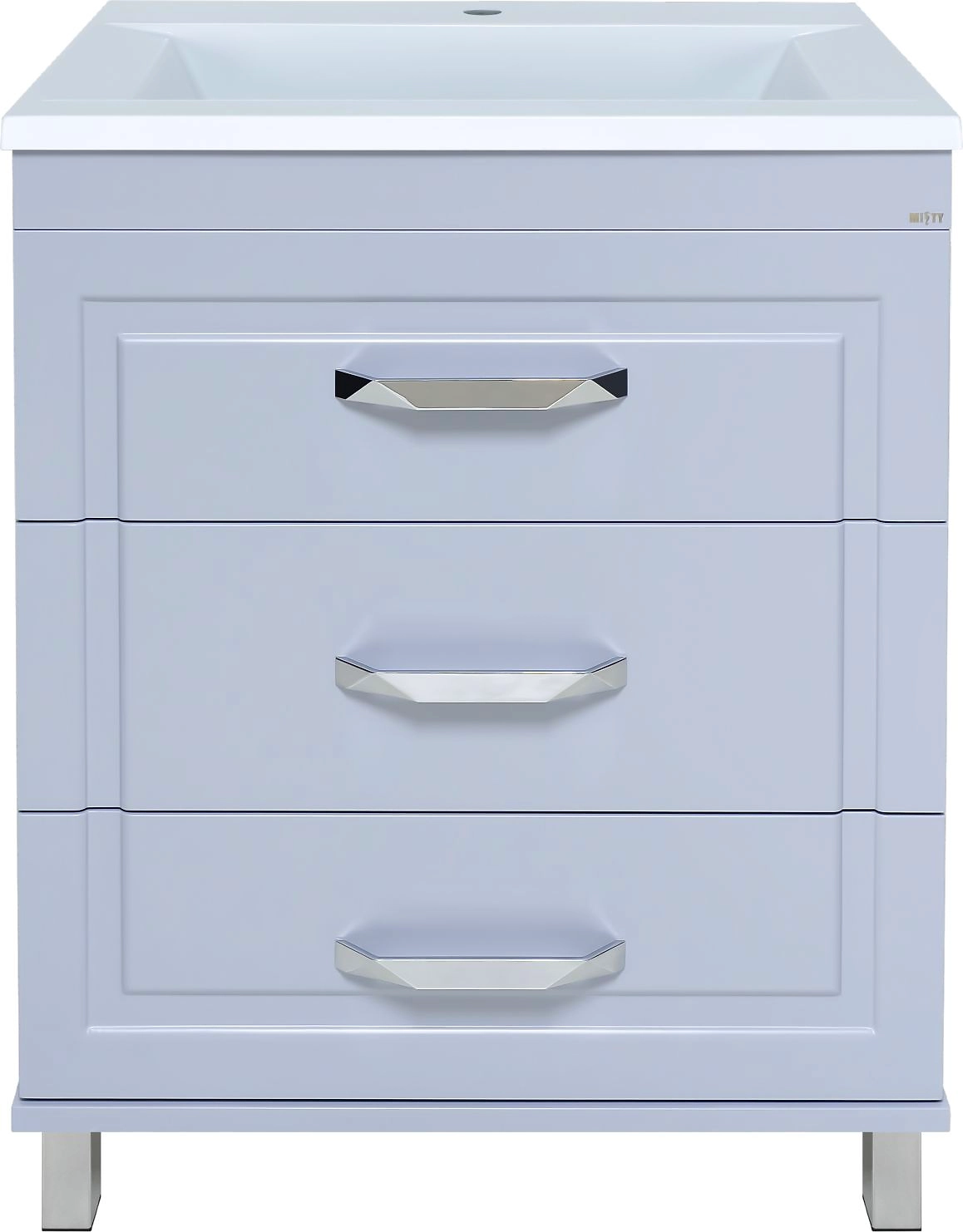 Тумба напольная под раковину MISTY Терра 70х72,5 МДФ серо-голубой