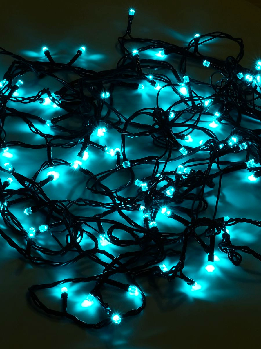 Гирлянда нить SH LIGHTS аквамарин 12 метров