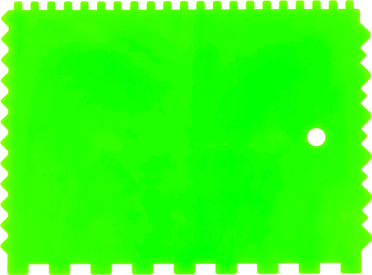 Шпатель для клея Сибртех пластмассовый 130х170 мм зубчатый