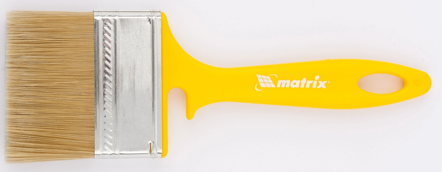 Кисть флейцевая для лаков Matrix искусственная щетина 70х12 мм