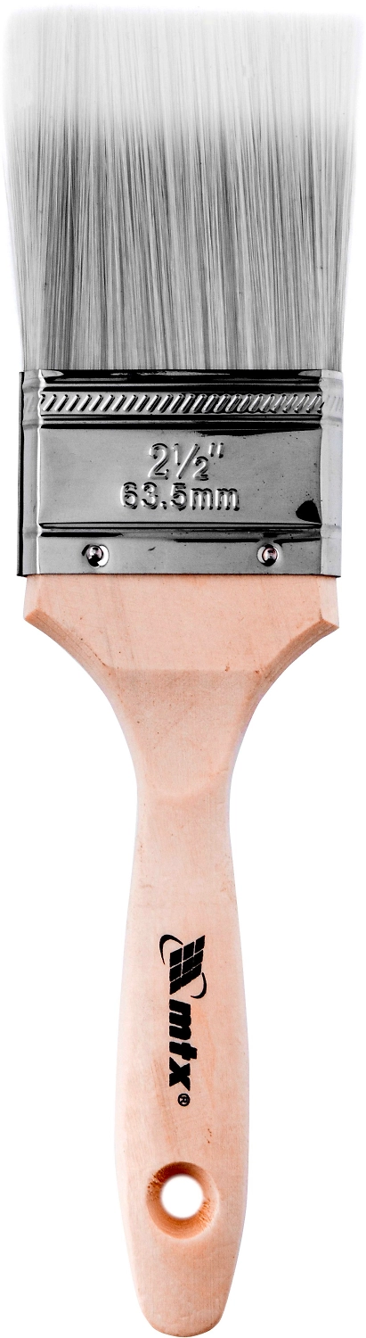 Кисть плоская MTX мягкая платиновая искусственная щетина 2.5"