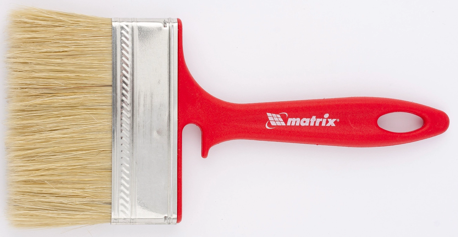 Кисть флейцевая для эмалей Matrix натуральная щетина 100х12 мм
