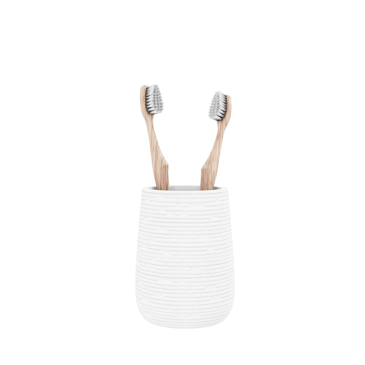 Стакан настольный BRICKS WHITE полирезин