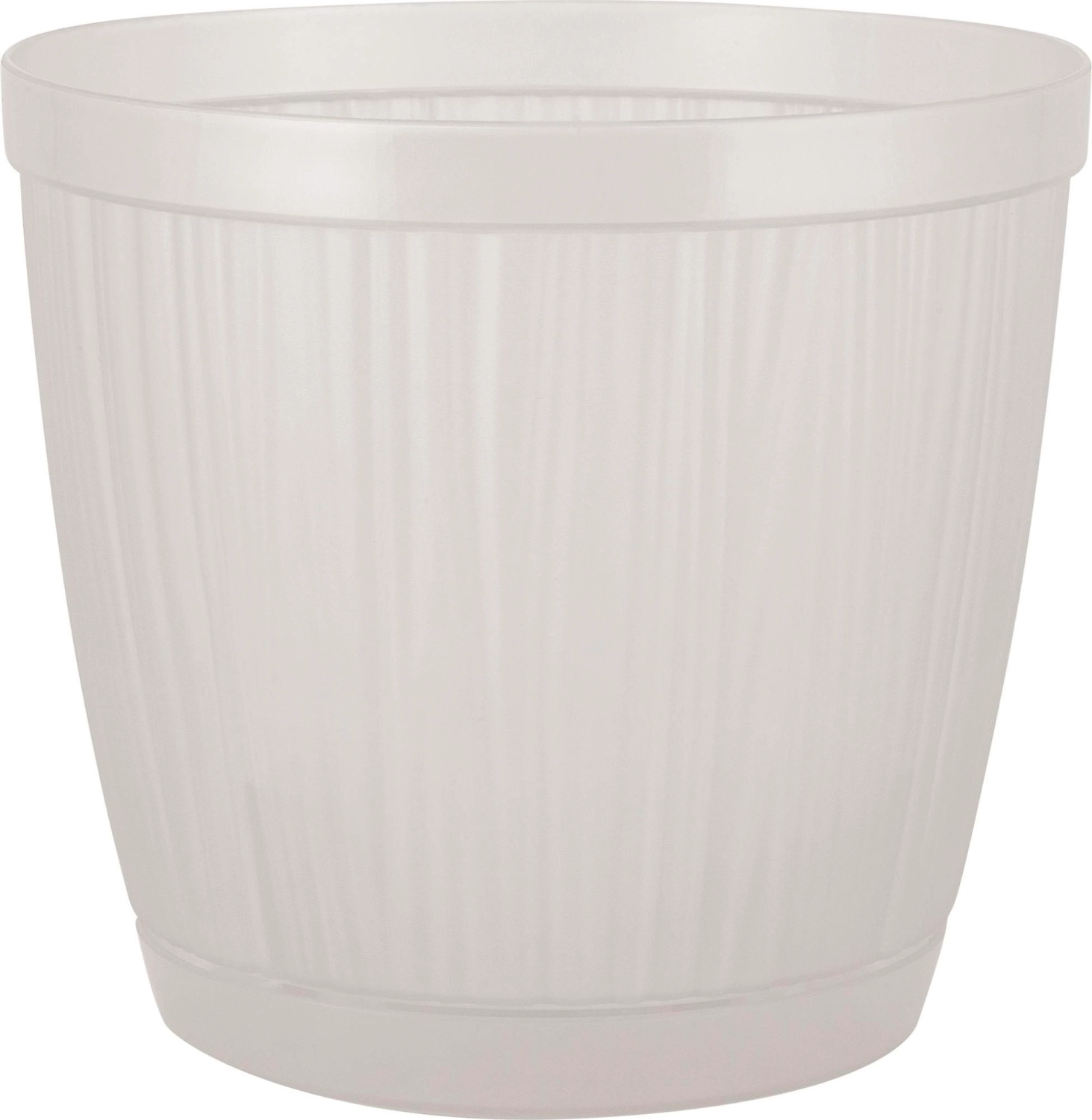 Горшок для цветов InGreen BARCELONA ORCHID 1,8л, D155мм, белый перламутровый