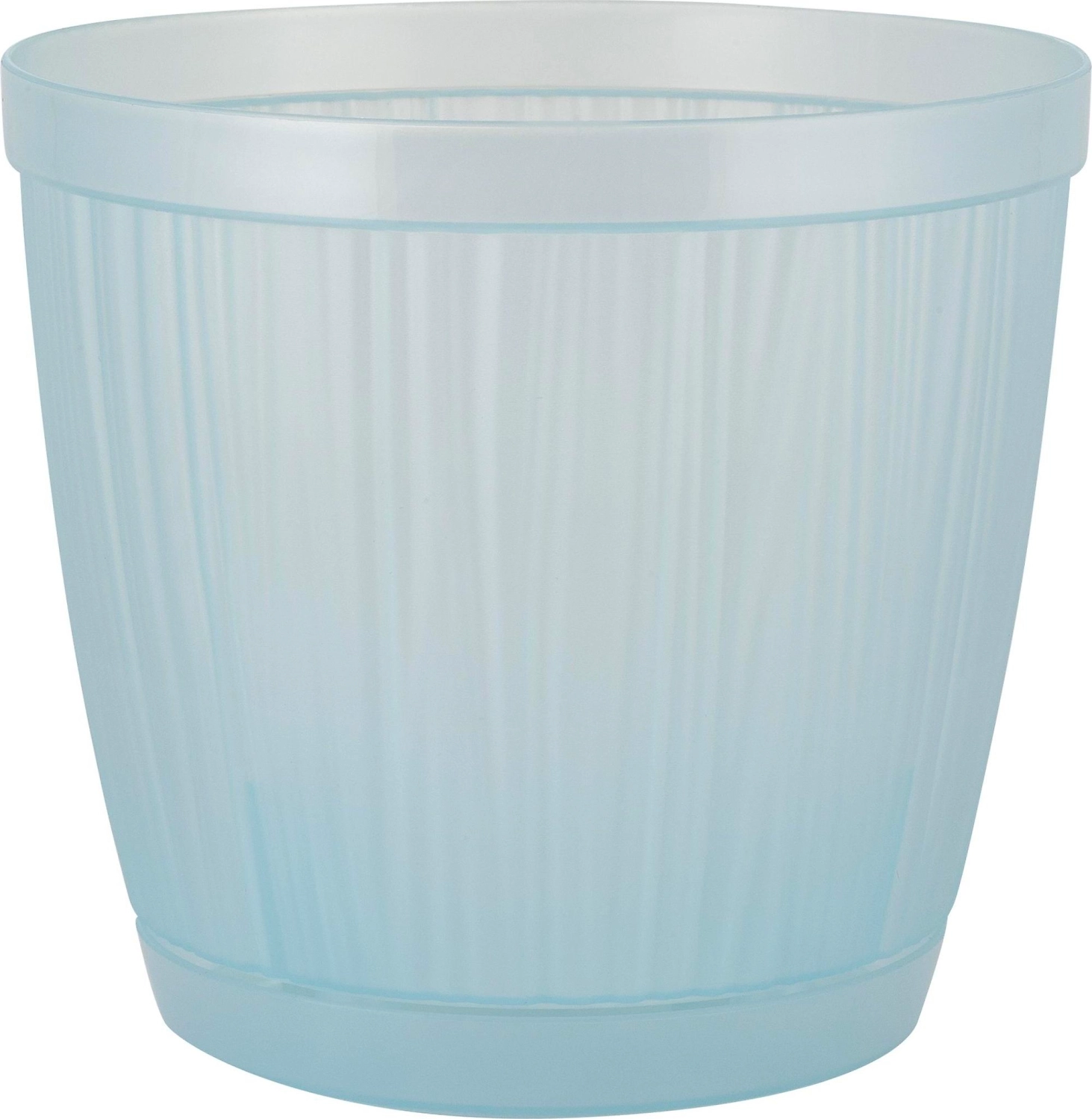 Горшок для цветов InGreen BARCELONA ORCHID 1,8л, D155мм, голубой перламутровый